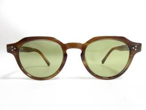 13267◆QWON EYEWEAR クヲンアイウェア MOURLOT GY-HB サングラス MADE IN JAPAN 中古 USED