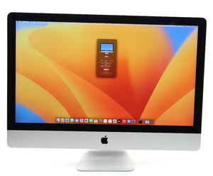 【1円スタート】Apple iMac 27インチ Retina 5K 2017 Core i5-7500 3.4GHz 32GB 256GB(APPLE SSD) Radeon Pro 570 macOS Ventura ジャンク