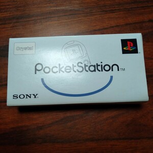 コ392 未使用 Pocket Station ポケットステーション SONY SCPH-4000 c Crystal メモリーカード 箱 取説付 動作未確認 