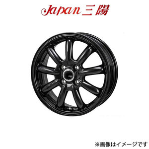 ジャパン三陽 ザック JP-209 アルミホイール 4本 アルト HA25S/HA25V(13×4.0B 4-100 INSET42 グロスブラック)Japan三陽 ZACK JP-209