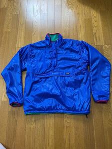 【希少1998年製ビンテージ】patagonia グリセード プルオーバー パタゴニア OLD PATAGONIA Mサイズ ナイロン フリース グリーン ブルー