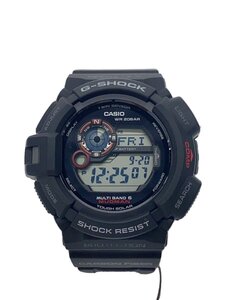 CASIO◆ソーラー腕時計・G-SHOCK/デジタル/ラバー/BLK/BLK