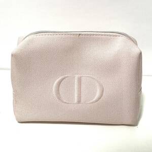 ★中古品・長期保管品★　DIOR ディオール ポーチ パステルピンク ノベルティ　ファスナータイプ