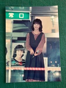 【レア】徳丸純子　写真　ジャンパースカート　スレンダー　小顔　昭和タレント　80年代アイドル 