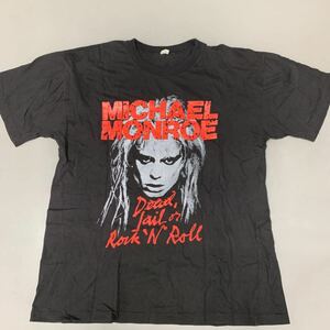 マイケル・モンロー　ヴィンテージ　Tシャツ　メタリカ　ガンズ　メイデン　オジー　ジューダス　Michael Monroe Lサイズ　バンドT ROCK