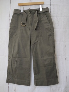 LAUREN RALPH LAUREN ローレン ラルフローレン パンツ 2 155/70A グレー 200692799001 綿97% ポリウレタン3% Made in Philippines