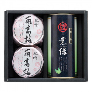 宇治茶・紀州南高梅詰合せ UX-30G /a