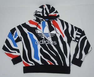 adidas Originals（アディダス オリジナルス）／ゼブラ プリント プルオーバーパーカー-ZEBRA HOODIE AOP AO2890/sizeM- ／管LYZQ