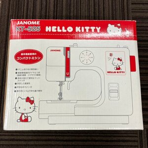 【80】1円～新品未使用 JANOME ジャノメ KT-525 ハローキティ コンパクト ミシン 手工芸 ハンドクラフト サンリオ 現状品