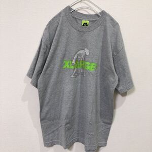 ●エクストララージ X-LARGE 半袖 Ｔシャツ USA製 グレー Lサイズ