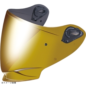 在庫あり KABUTO(カブト) ヘルメット SAJ-3 シールド カラー:ゴールドミラー