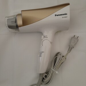 Panasonic パナソニック ヘアドライヤー EH-NE67 イオニティ ionity ホワイト ゴールド 1200w 50/60Hz ターボ ドライヤー 中古品