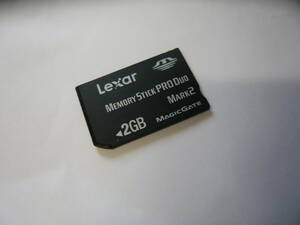 動作保証！Lexar Memory Stick PRO Duo 2GB MAGICGATE MARK2