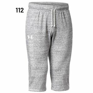 ★アンダーアーマー UNDER ARMOUR UA 新品 メンズ 吸汗速乾 スウェット 3/4 七分丈 パンツ 灰 Mサイズ [13719291121N-M] 四 壱★QWER★