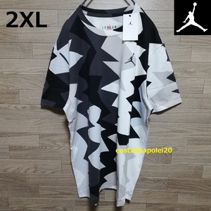 2XL 新品 JORDAN JUMPMAN All Over Print ジョーダン ジャンプマン グラフィック 幾何学 総柄 メンズ Tシャツ XXL 未使用 ナイキ NIKE Tee