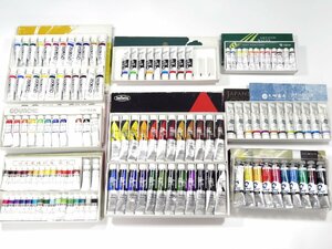 やや使用 絵具 色々まとめて沢山 水彩絵具 アクリル絵具 油絵具 練絵具 HOLBEIN TURNER KUSAKABE ターレンス VAN GOGH 絵の具 画材道具 487