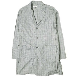 新品 Engineered Garments エンジニアードガーメンツ 17SS Lab Shirt - Glen Plaid グレンチェック ラボシャツ M グレー ショップコート