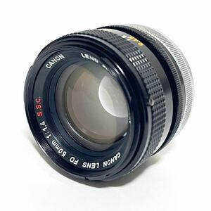 ★良品★Canon キヤノン FD 50mm F1.4 S.S.C. #80.55