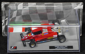 〇15　フェラーリ 126 C2 1982 マリオ アンドレッティ　♯28　F1マシンコレクション　1/43　デアゴスティーニ 模型のみ　ブリスター未開封