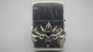 ●ジャンク ZIPPO グランド ストーン オニキス オイルライター ジッポ E 06 2006年製 4面加工