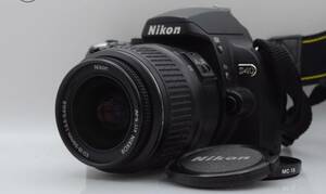 ★極上美品★ ニコン NIKON D40 + AF-S ED 18-55mm F3.5-5.6 G II 前キャップ、フィルター、バッテリー、SDカード ★完動品★ #kw770