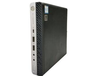 ■驚速SSD HP EliteDesk 800 G4 DM core i3-8100T 3.10GHz x4/8GB SSD:240GB Win11/Office2021 Pro/USB3.0/無線/DP■I043047