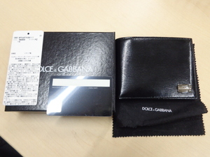 未使用　DOLCE＆GABBANA　ドルチェ＆ガッバーナ　メンズ　折財布