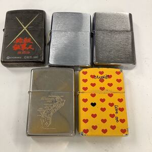 ●ハ8268H◎Zippo　ジッポー　必殺仕事人激闘編・Guam.U.S.Aなど　デザイン　色々　5点　喫煙グッズ◎送料込み◎