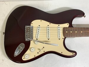 Fender Mexico ストラトキャスター MZシリアル フェンダー メキシコ エレキギター ワインレッド ※引取り可 □