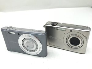 SONY Cyber-shot DSC-W810 / CASIO EXILIM EX-Z1000 コンパクト デジタルカメラ 2点 まとめ ジャンク 中古【UC010073】●