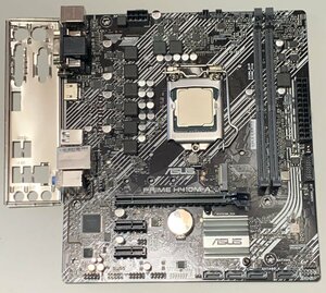 【中古】ASUS PRIME H410M-A + Celeron G5900 パネル有・その他付属品なし / LGA1200 Intel第10世代 MicroATX