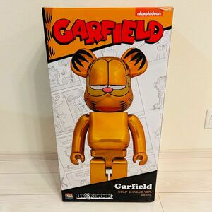 BE@RBRICK GARFIELD GOLD CHROME Ver 1000% ガーフィールド ベアブリック フィギュア