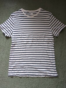 J.CREW ボーダーTシャツ SLIM FIT L　アメカジサーフ古着