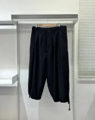 【雷市場（ポンジャン）商品韓国直送】 Yohji Yamamoto(ヨウジ ヤマモト) 純粋に オム コットン バルーン サルエル パンツ