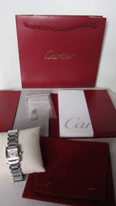 Cartier カルティエ★稼働 電池交換済★SM/W51008Q3★保証書 予備コマあり★美品 クォーツ