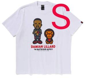 即発送 国内正規 24AW A BATHING APE adidas DAMIAN LILLARD DAME BAPE BABY MILO TEE エイプ アディダス デイム マイロ Tシャツ メンズ