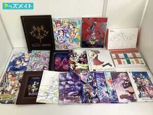 10 D 【同梱不可/現状】 アニメ・ゲーム 画集 まとめ売り ラブライブ!、ひだまりスケッチ、モブサイコ100 他