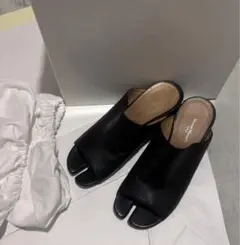 【極上美品】MAISON MARGIELA 足袋ヒールサンダル ブラック