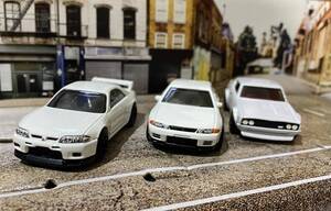 ホットウィール　スカイライン　R32 R33 ケンメリ　1/64　タイヤ・ホイール交換