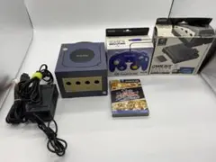 ニンテンドーゲームキューブ本体　パープル　ゲームボーイプレイヤー付き　動作品