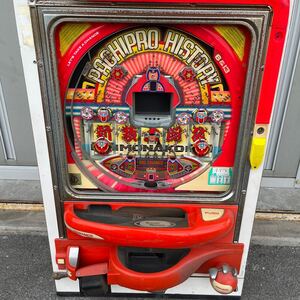 744 パチンコ実機 レトロ 実機 パチンコ ぶっちぎり　パチプロ ヒストリー2 PACHIPRO HISTORY ジャンク 現状渡し 部品 24V 木枠