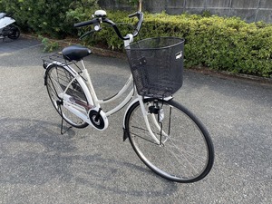 カワムラサイクル　ベルトエリーゼ　２６型シングル　ベルト駆動　　デッドストック　未使用車　長期保管品　白系