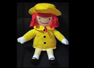 ☆Kohls Cares☆MADELINE☆Stuffed ☆Doll☆Yellow Hat☆マドレーヌちゃん☆人形☆ドール☆ぬいぐるみ☆マドレーヌ☆USA