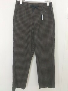 ◇ ◎ BEAMS HEART ビームス ハート チェック パンツ ブラウン系 レディース