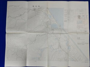 50000分の1地形図【鬼志別】国土地理院発行・昭和56年修正・昭和57年発行　〈天北線が現役時代・北海道道北猿払村〉