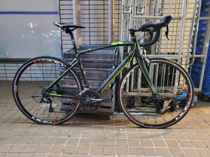 ☆室内保管☆ メリダ RIDE200 2018年モデル　 ロードバイク 登録抹消済 黒色 SHIMANO GIANT SORA アルミフレーム