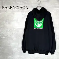 『BALENCIAGA』バレンシアガ (S) ロゴプリント フーディ