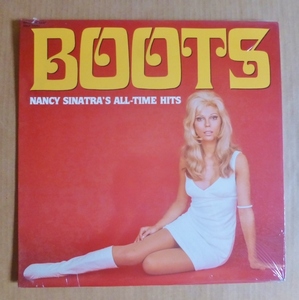 NANCY SINATRA「BOOTS, NANCY SINATRA’S ALL-TIME HITS」米RHINO [半透明盤] シュリンク美品