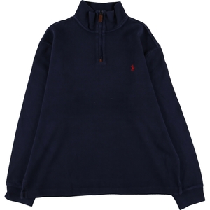 古着 ラルフローレン Ralph Lauren POLO RALPH LAUREN ハーフジップスウェットシャツ トレーナー メンズL相当 /eaa462806