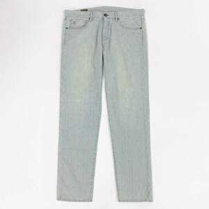 76a14 GIORGIO ARMANI ジョルジオ アルマーニ DENIM PANTS 大きいサイズ デニムパンツ 36 インディゴ ブルー ジーンズ イタリア製